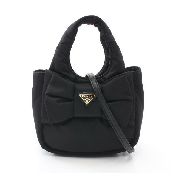 Prada Padded Re Nylon Handbag Black - Picture 1 of 7